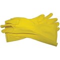 The Brush Man 12” Coated Latex Gloves, Flock Lined, Pinked Cuff, 12PK GLOVE-0956X